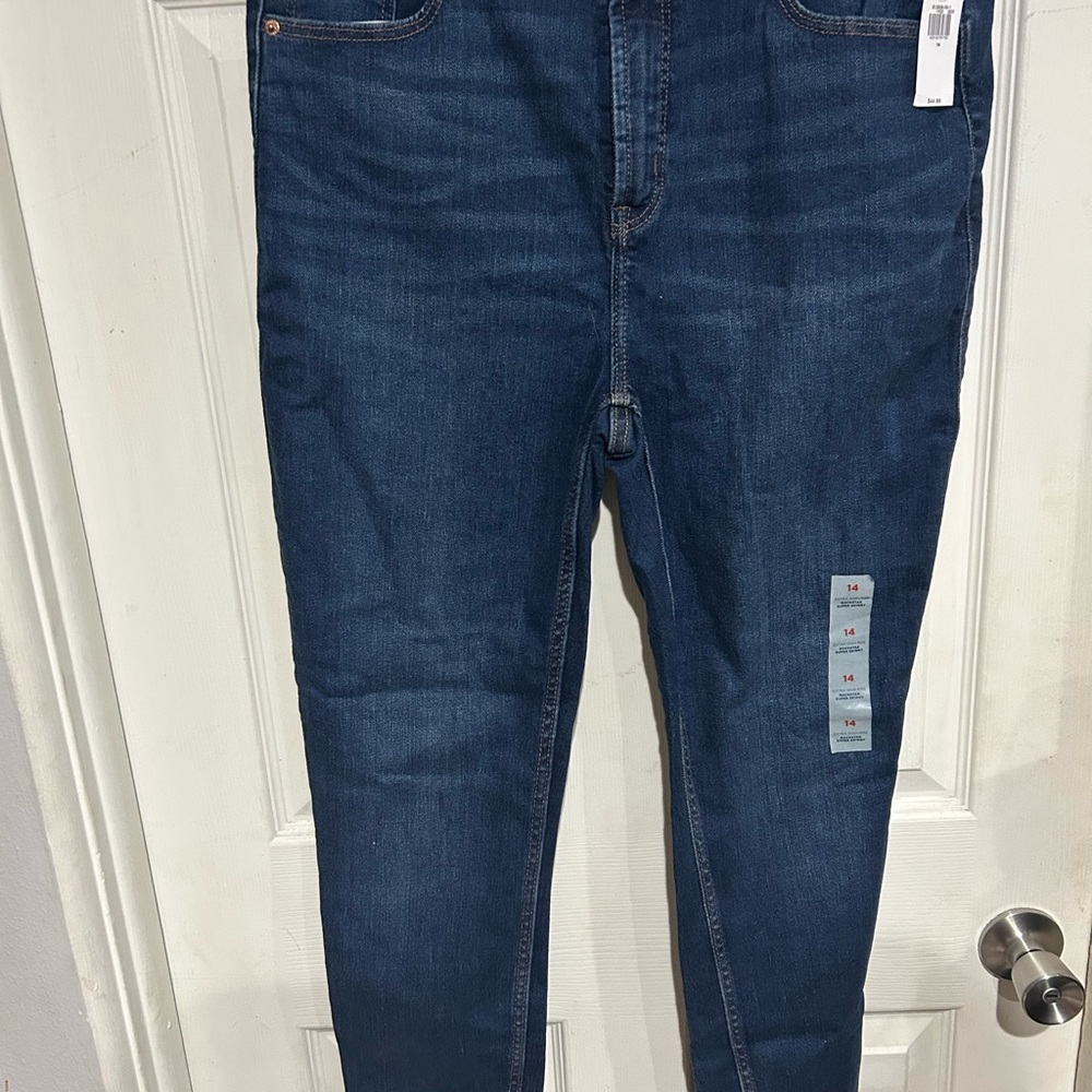 Old Navy Women's Dark Blue Skinny Jeans